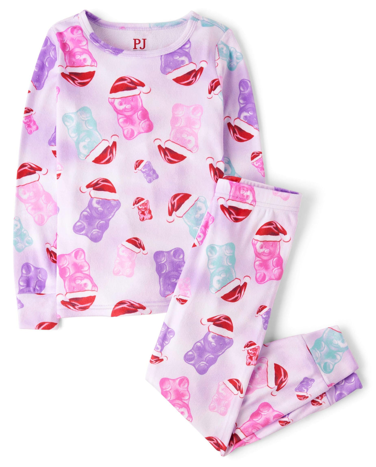 The Children's Place Baby Kids Christmas 2 Piece Pajama Sets, Velour