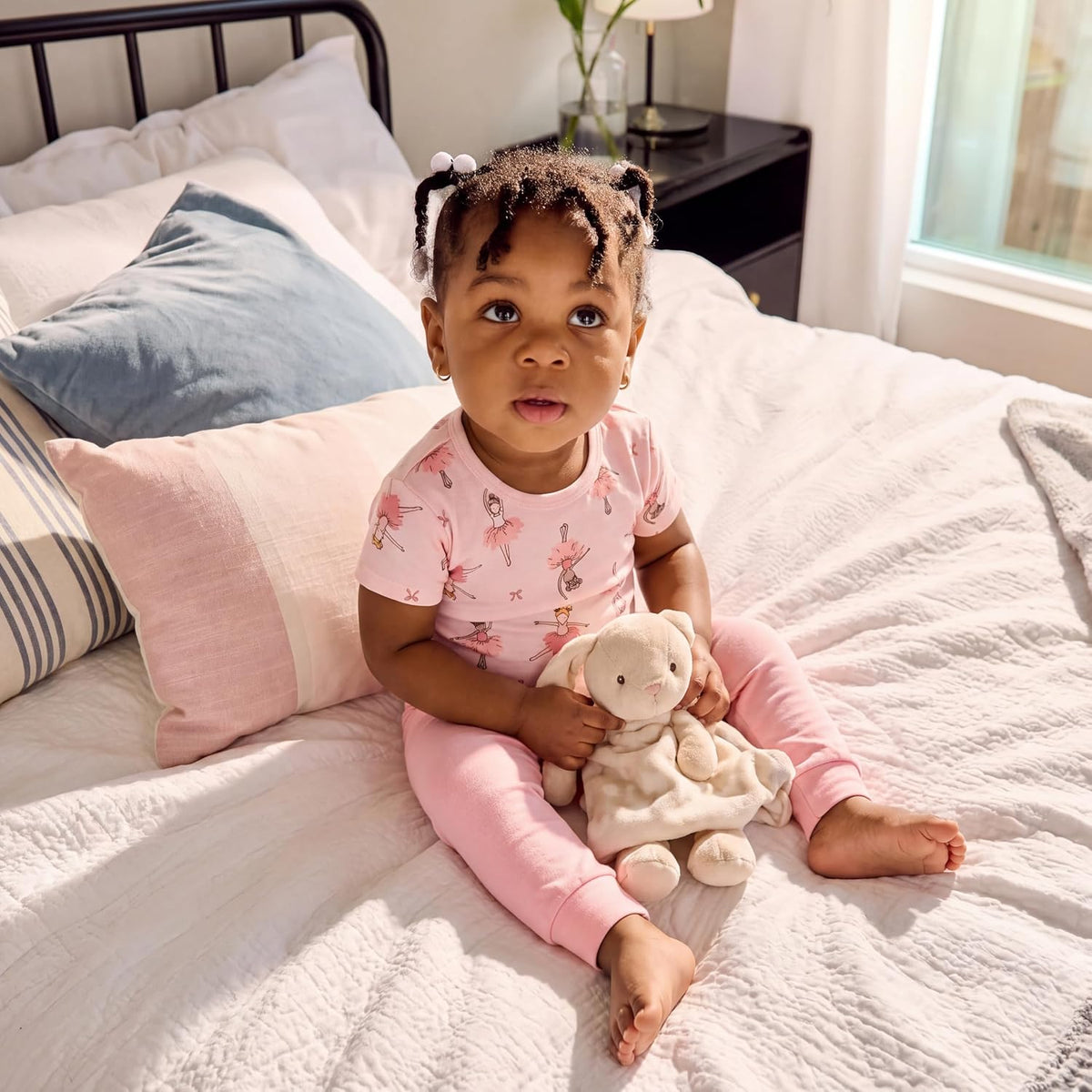 Gerber Baby Girls 4-Piece Pajama Set