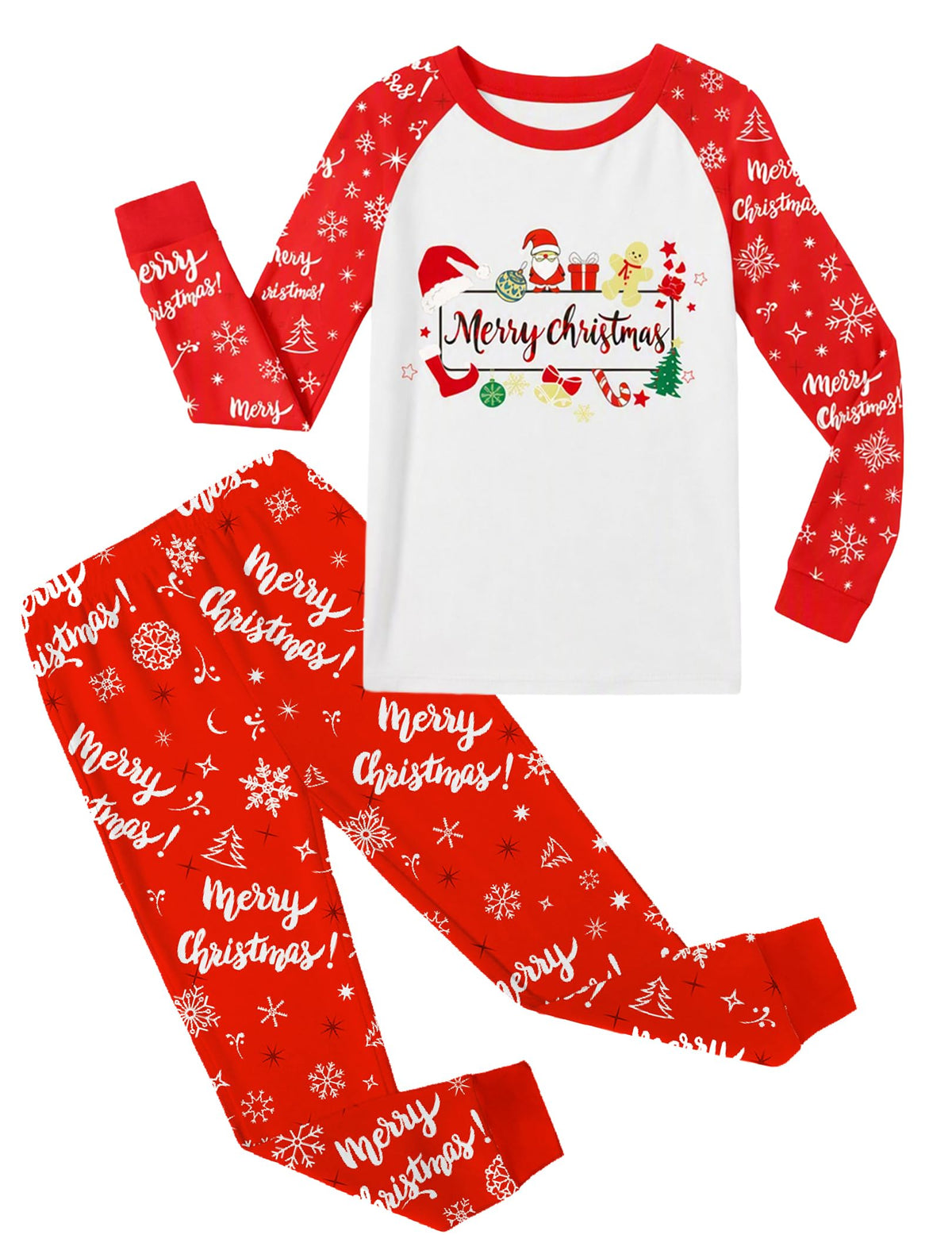Arshiner Girls Pajamas Long Sleeve Snug Fit Pjs Set Kids Cute Sleepwear