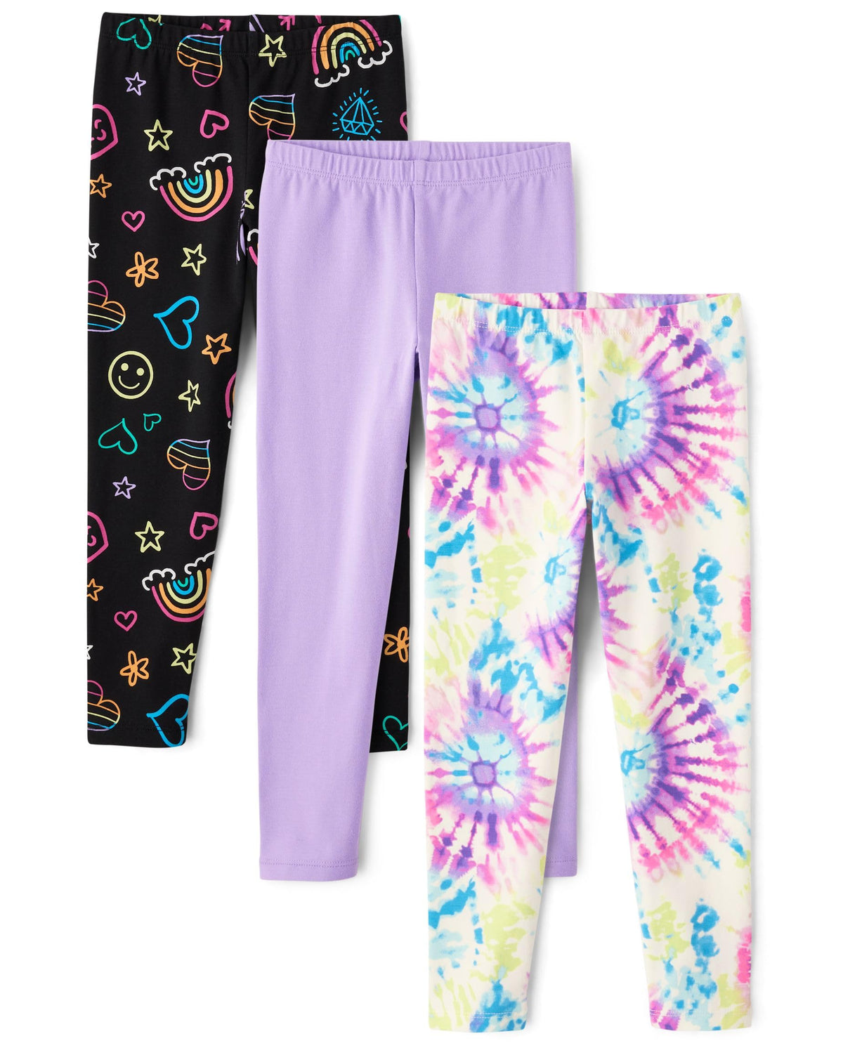 The Children's Place Girls Printed Leggings 2-Pack