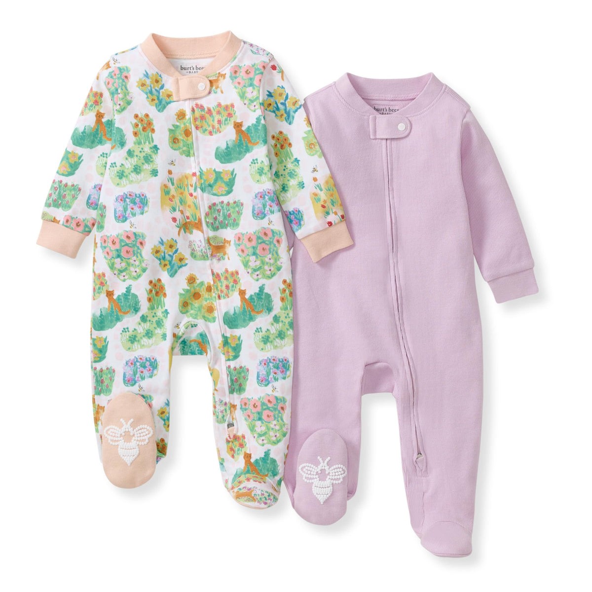 Burt's Bees Baby Baby Girl's Pajamas Sleep and Play