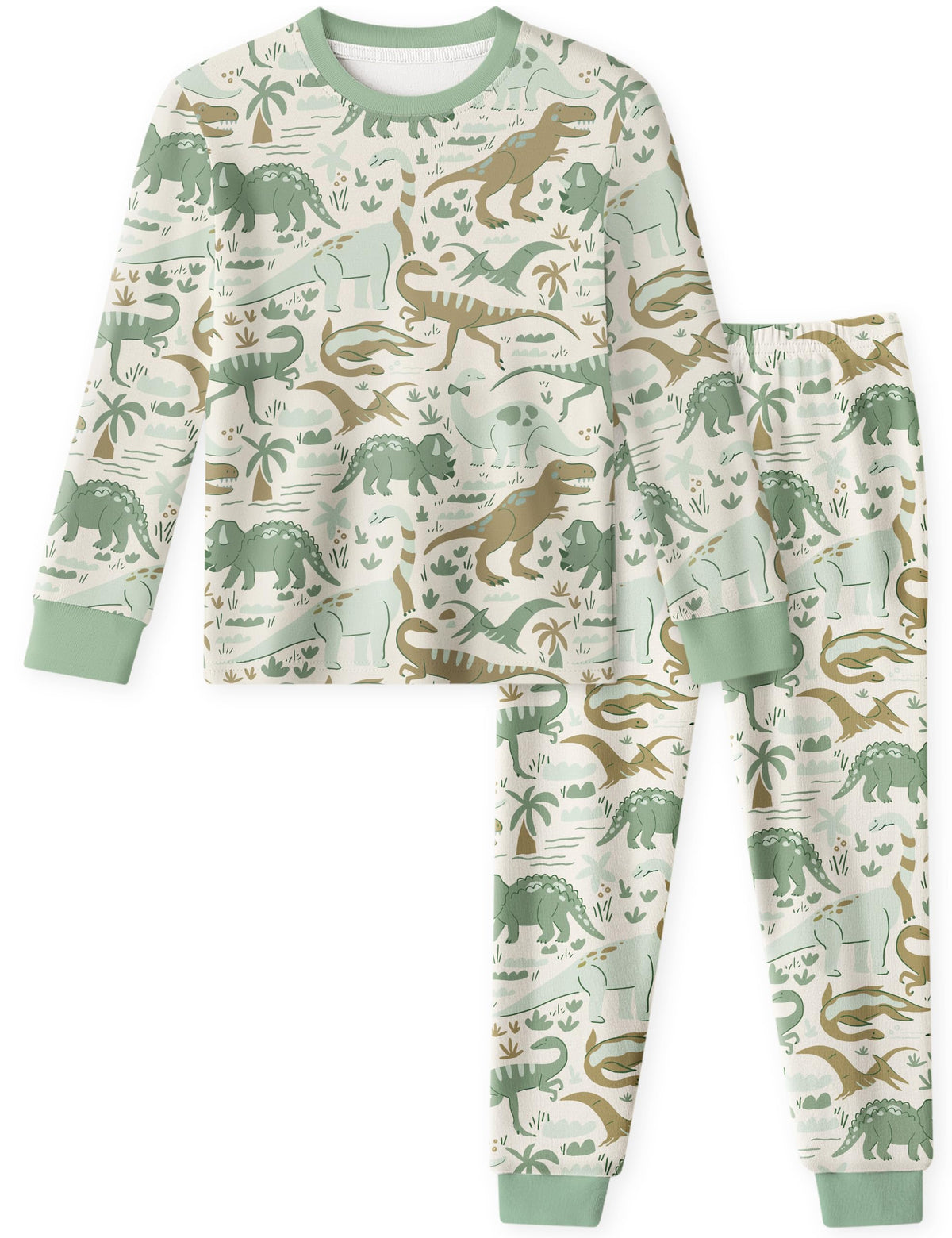 Yoofoss Toddler Pajamas 100% Organic Cotton Pjs Kids Set for Boys Girls