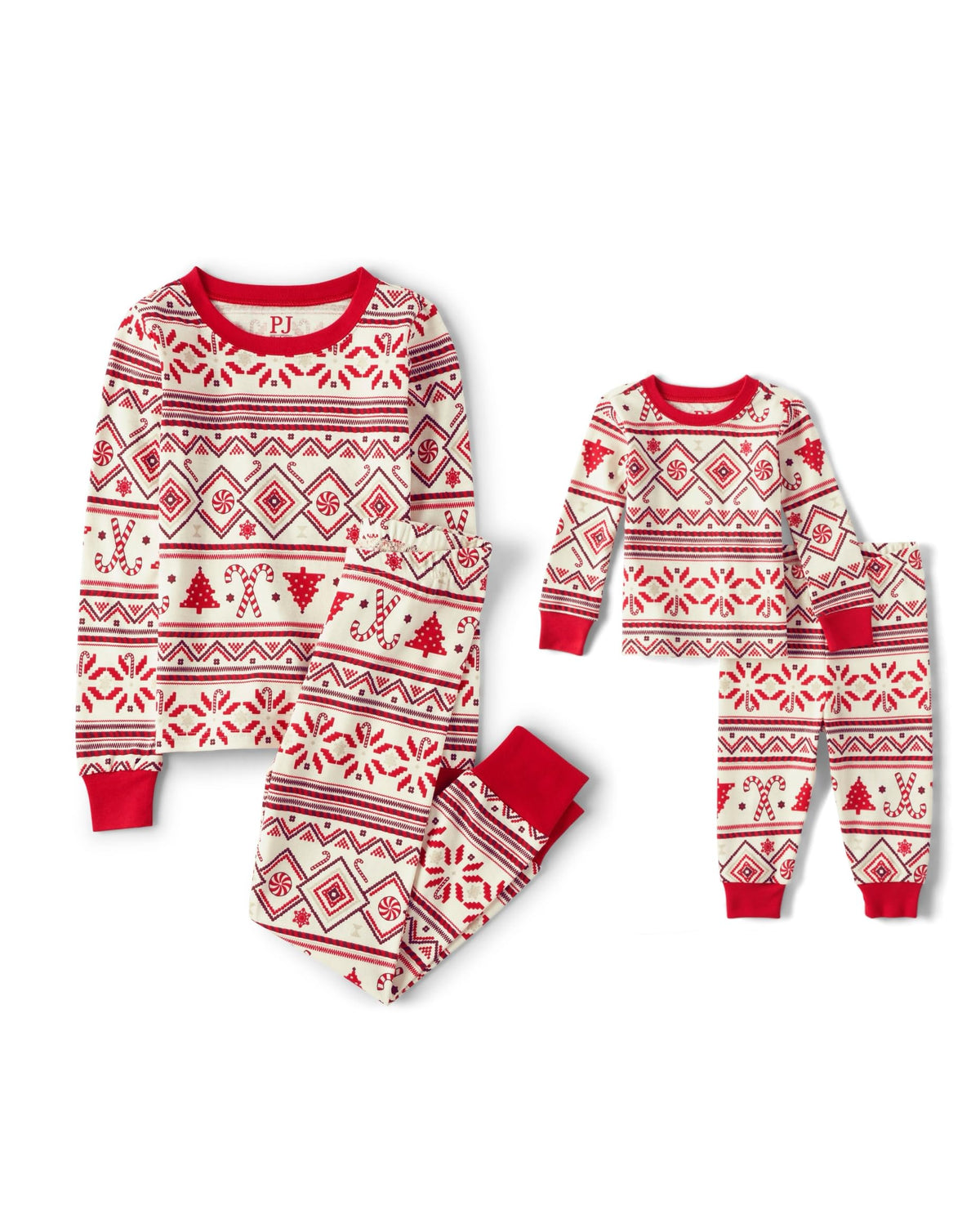 The Children's Place Baby And Kids, Sibling Matching, Christmas Pajama Sets, Cotton