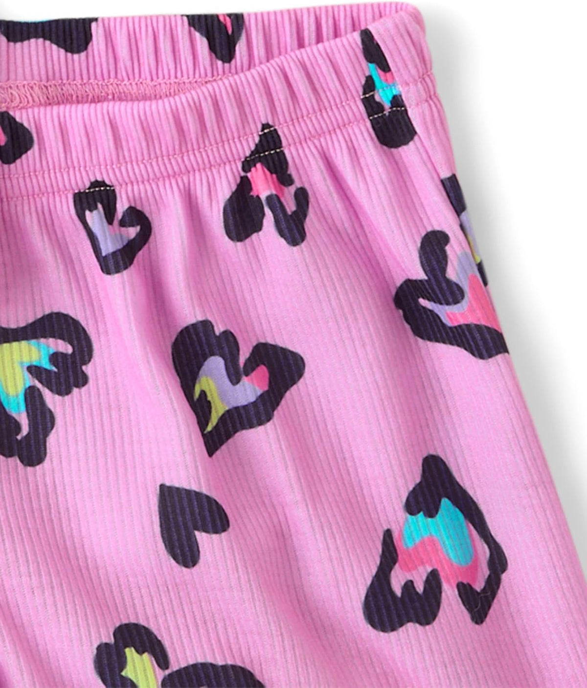 The Children's Place Girls' Short Sleeve Top and Shorts,2 Piece Pajama Set