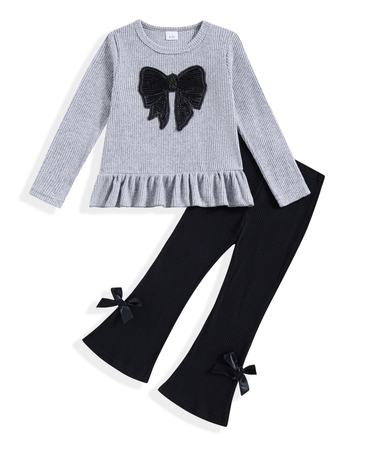 Toddler Girl Clothes Cute Ruffle Fall Outfits for Kids Girls