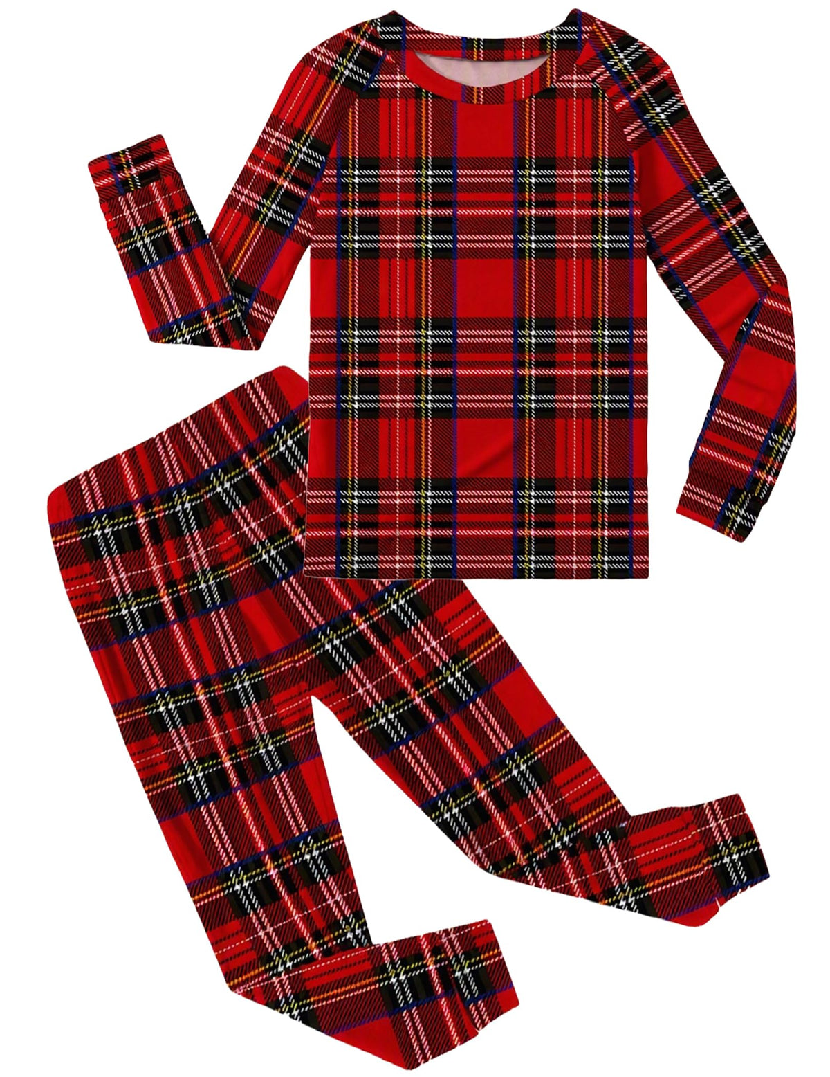 Arshiner Girls Pajamas Long Sleeve Snug Fit Pjs Set Kids Cute Sleepwear