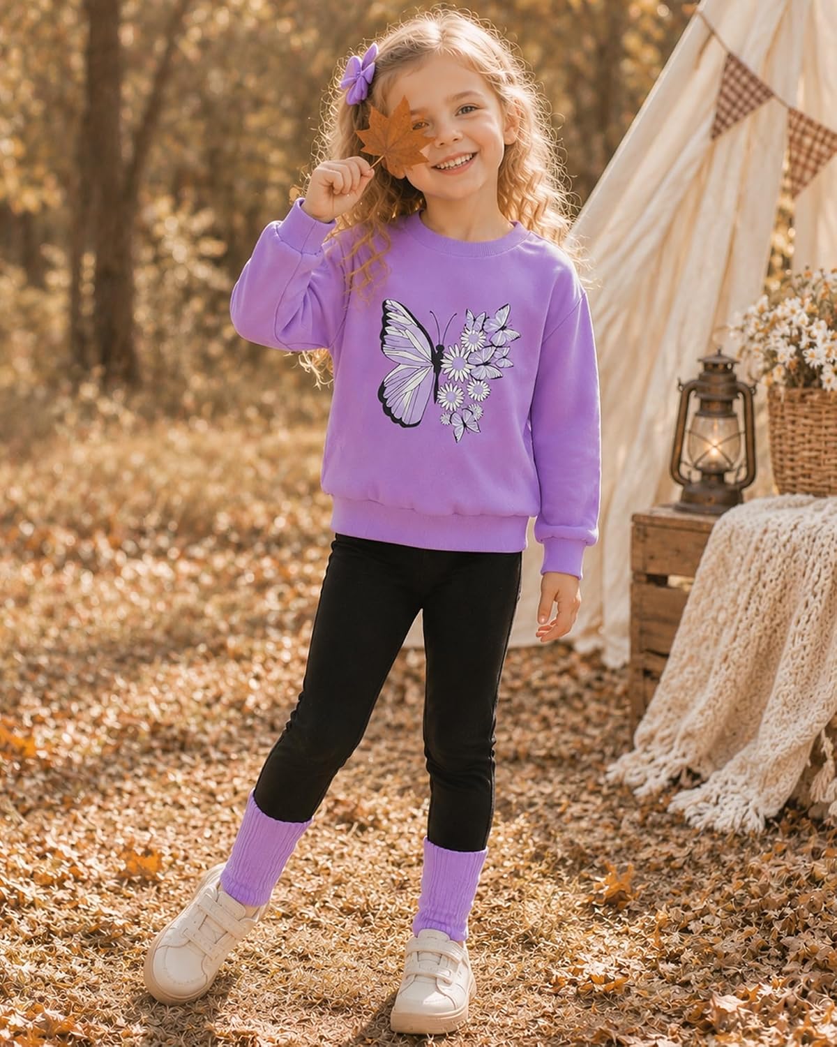 Toddler Girl Clothes Little Kids Fall Outfits Winter Sweatshirt Pants Set