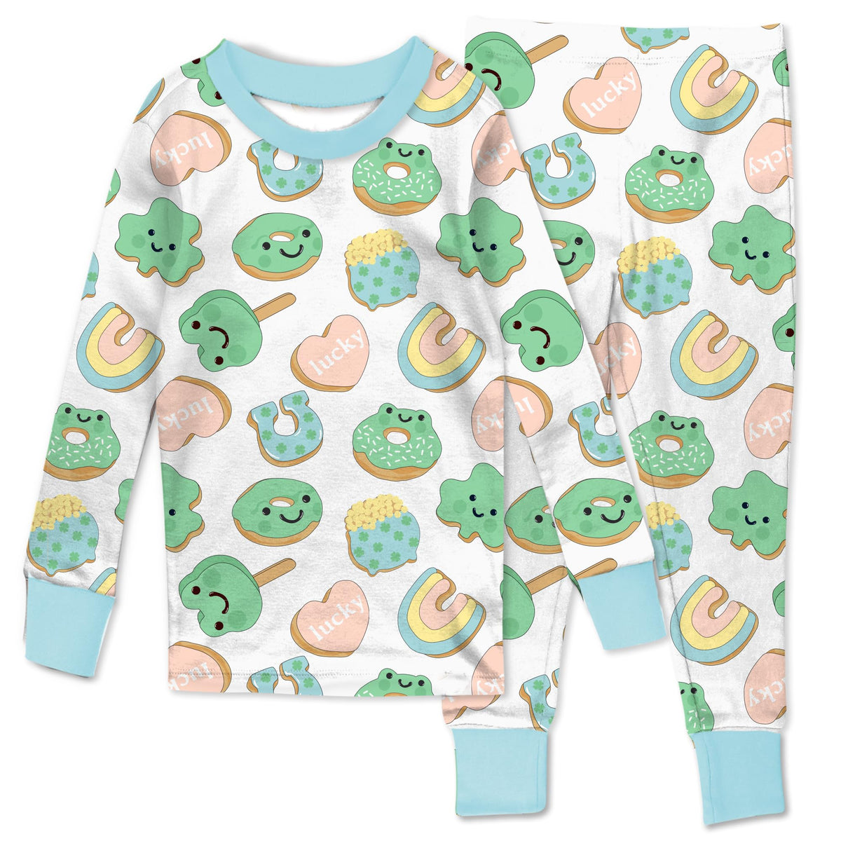 Butterblu Zen Snug-fit 2-Piece Pajamas 100% Organic Cotton Long Sleeve