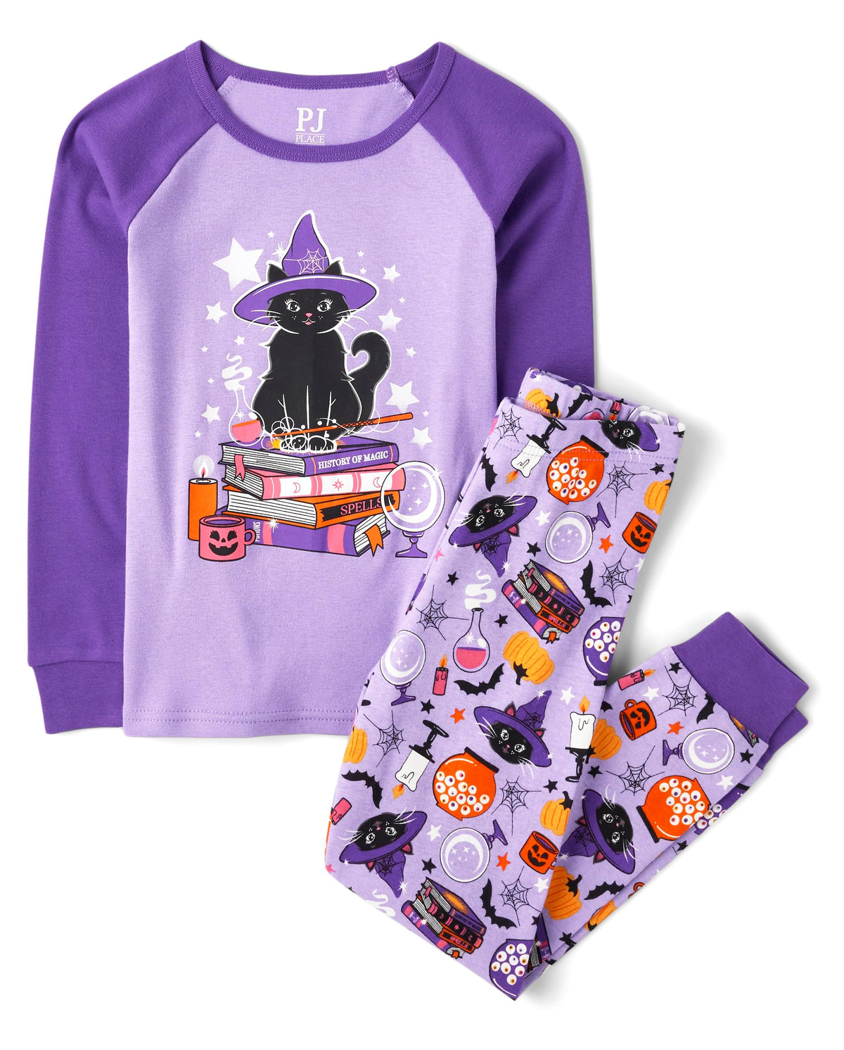 The Children's Place Baby and Kids' Sibling Matching Halloween and Holiday Pajama Sets, Cotton