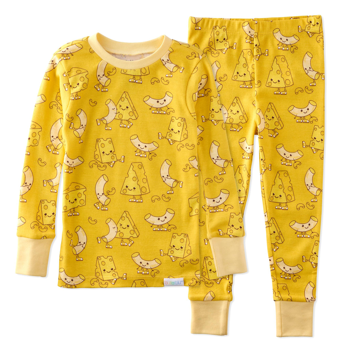 Butterblu Zen Snug-fit 2-Piece Pajamas 100% Organic Cotton Long Sleeve