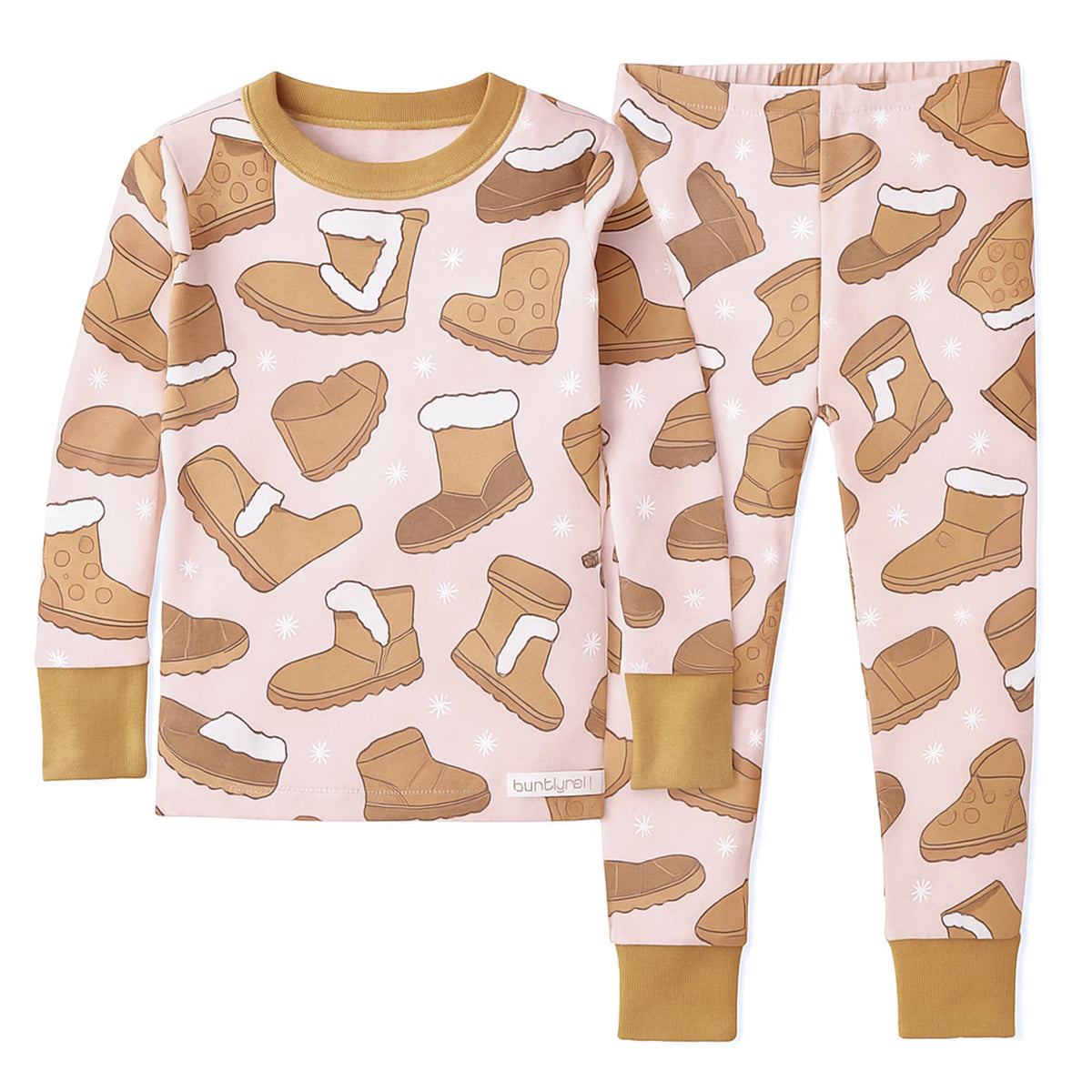Butterblu Zen Snug-fit 2-Piece Pajamas 100% Organic Cotton Long Sleeve