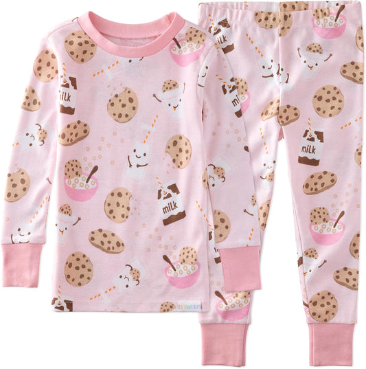 Butterblu Zen Snug-fit 2-Piece Pajamas 100% Organic Cotton Long Sleeve