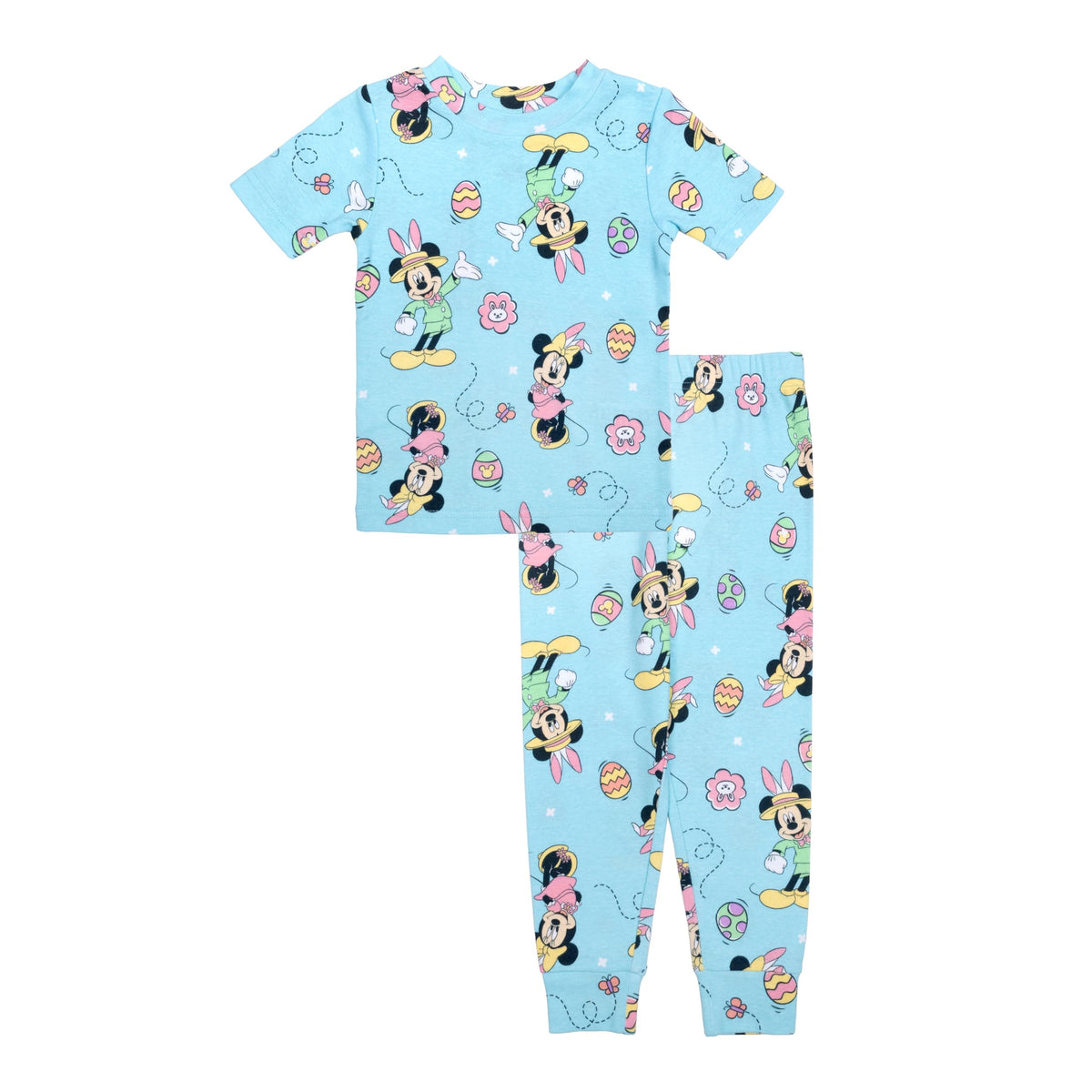 Disney unisex-child 2-piece Snug-fit Cotton Holiday Pajama Set, Soft & Cute for Kids