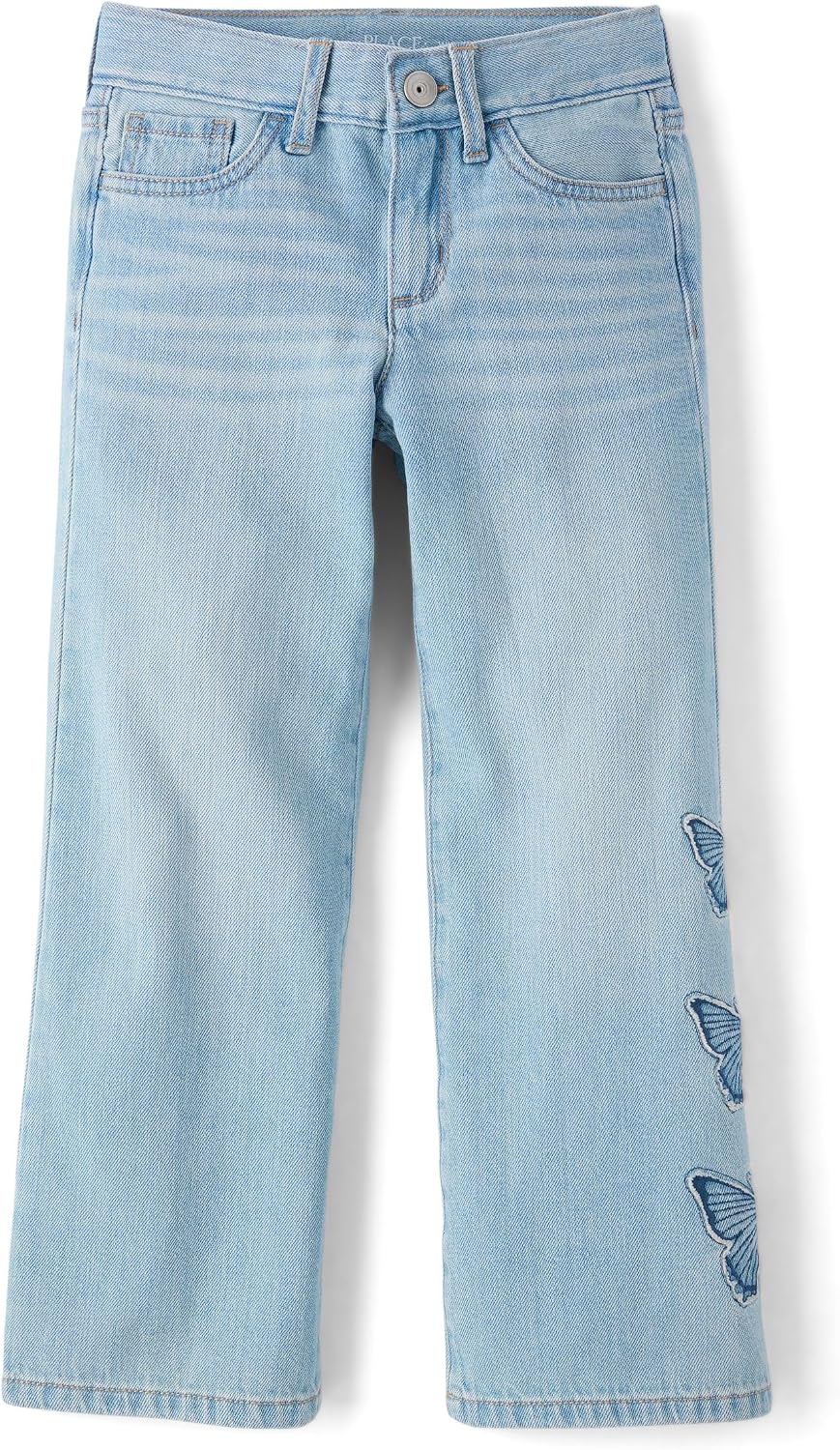 The Children's Place Girls' Wide Leg Jeans