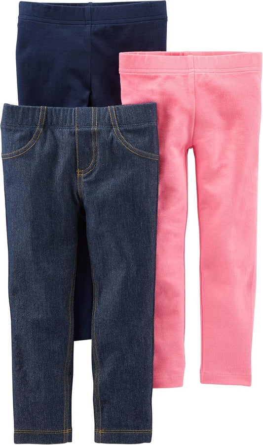Simple Joys by Carter's Girls 3 pack Leggings