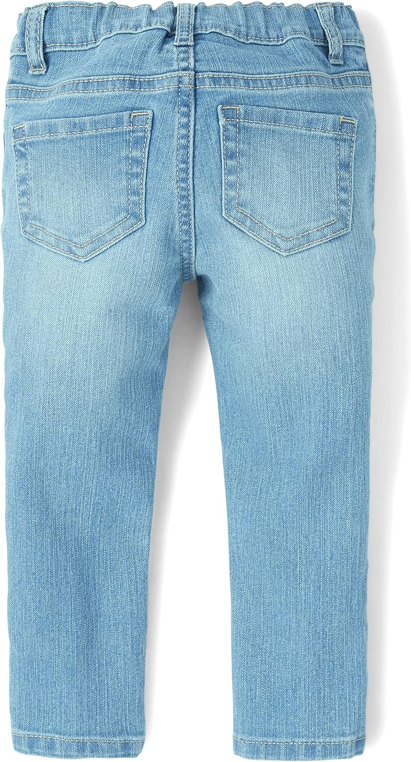 The Children's Place Girls Super Skinny Jeans,Victory Blue Wash Single,4