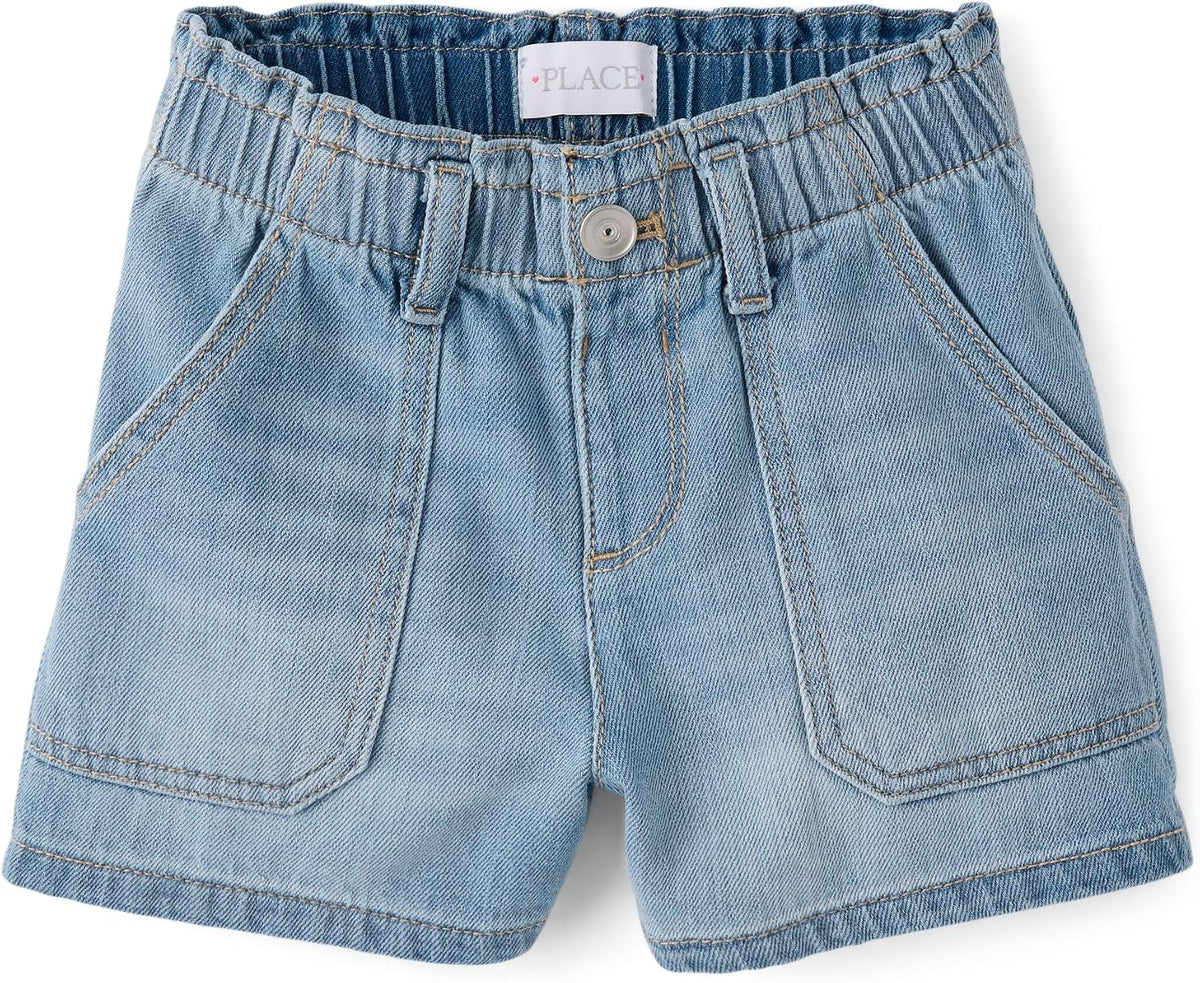 The Children's Place Girls Denim Shortie Shorts
