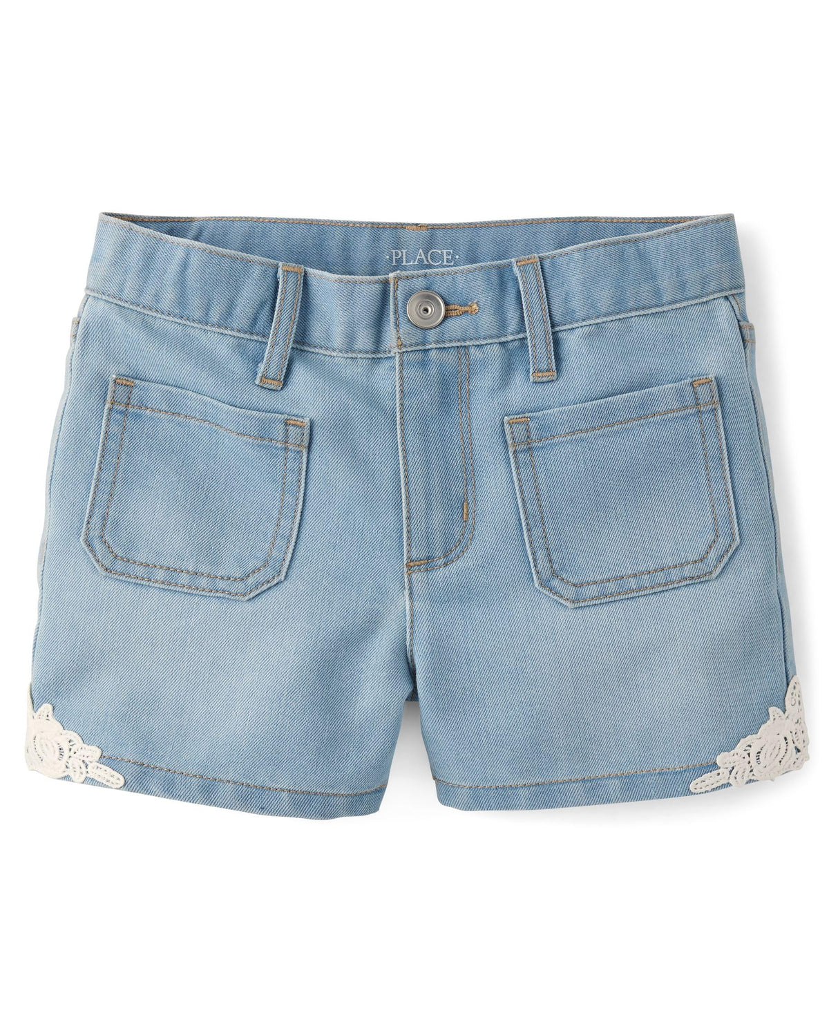 The Children's Place Girls Denim Shortie Shorts